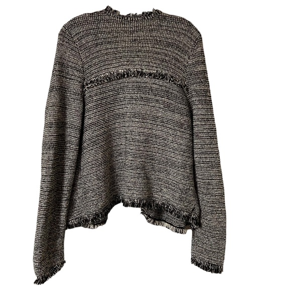 Chico’s Woven Soft Shell Open Front Blazer Shacket Chico’s 1 Medium 8 - Picture 3 of 12